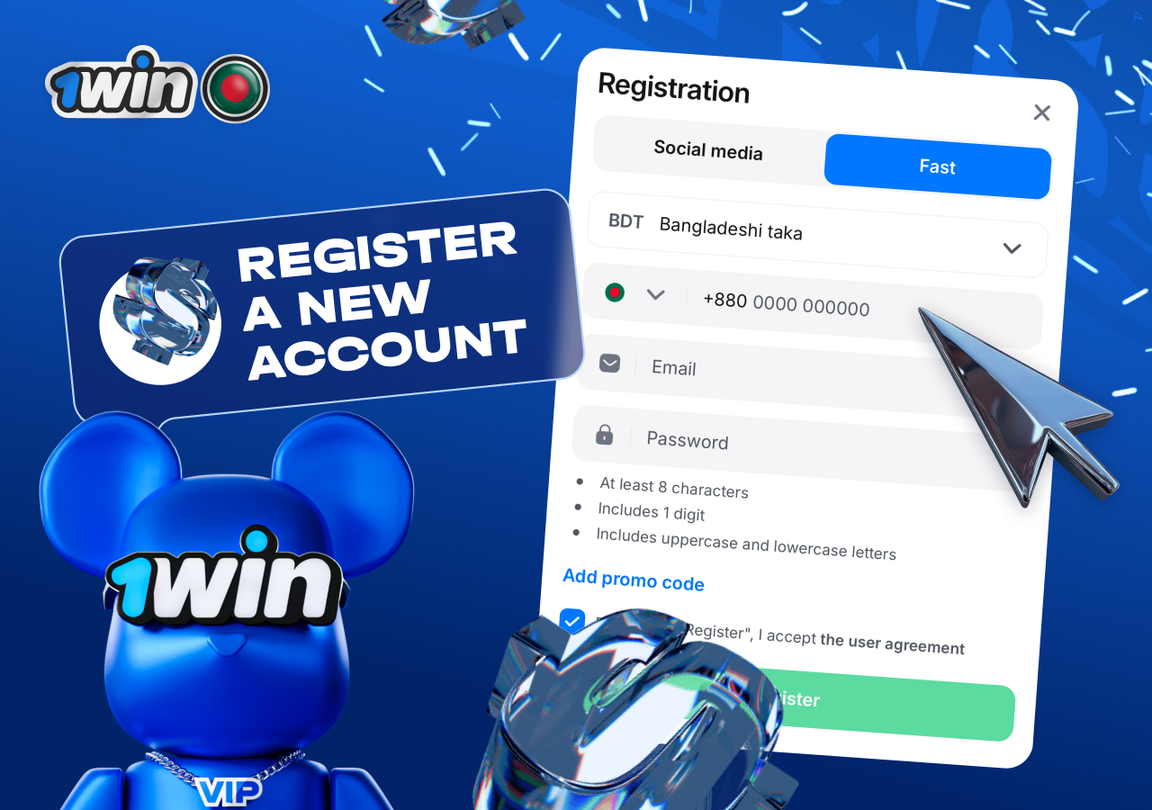 Account login process for 1win Bangladesh online platform