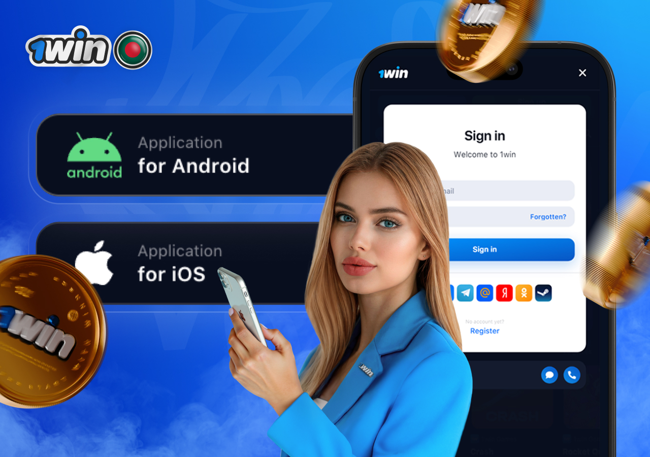 Free Android version of 1win Bangladesh app available to users