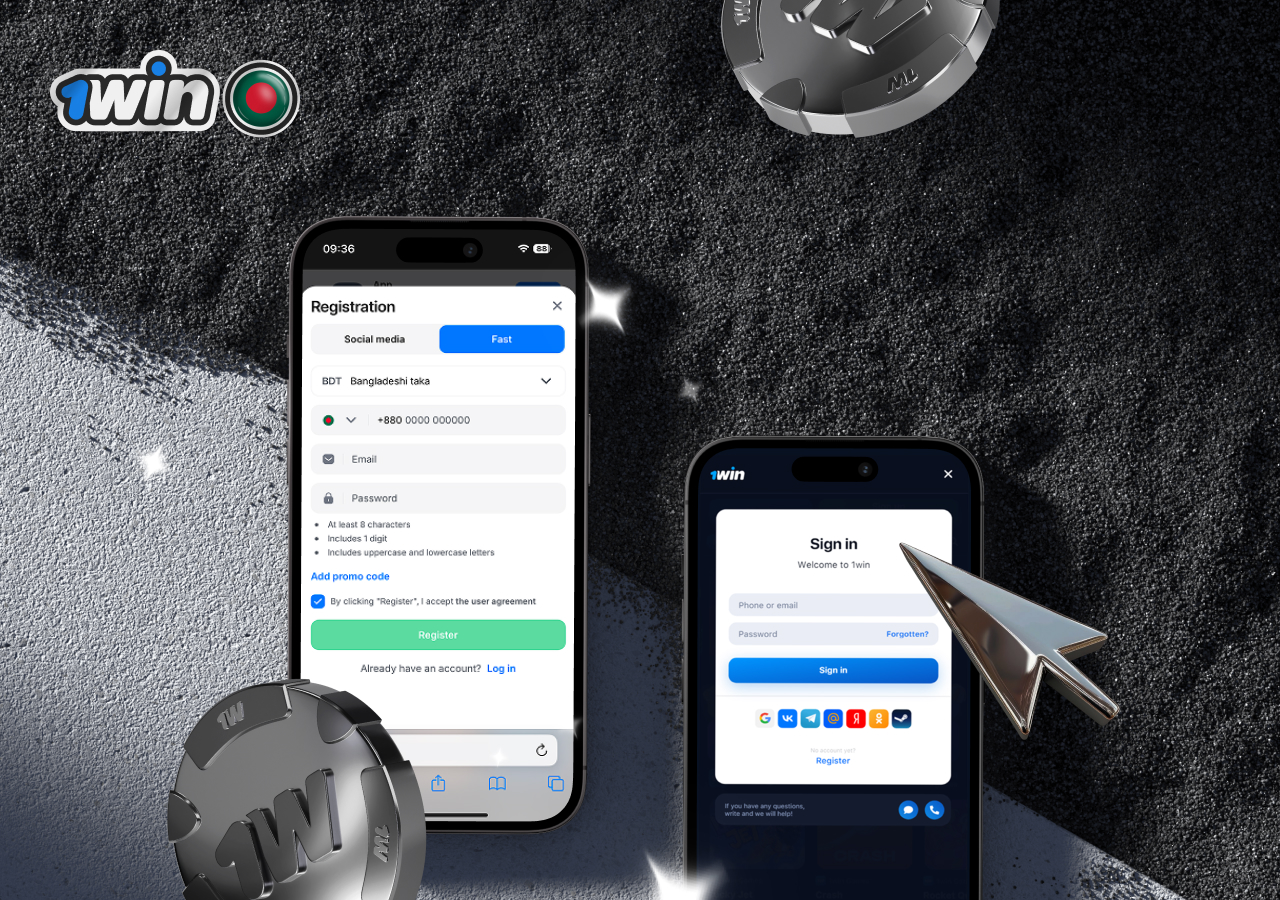 iOS app download for iPhone users on 1win Bangladesh platform